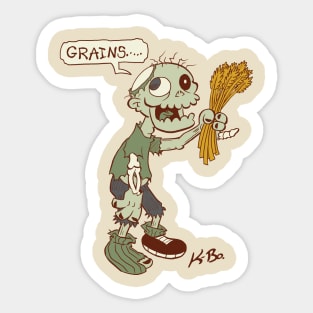 Vegan Zombie Sticker